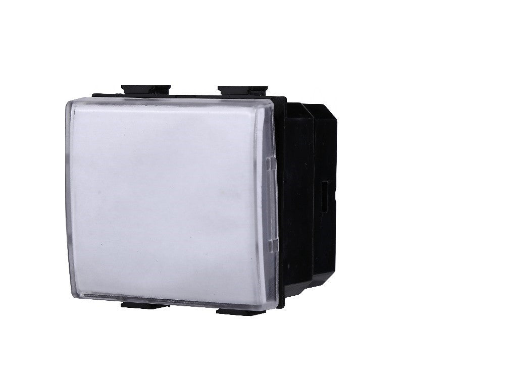 Ettroit Pulsante Portanome 2P 10A Compatibile Bticino Matix