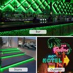 Striscia Led ARIEL 220V 2835 IP65 7W Al Metro Luce Verde 120 Led/mt