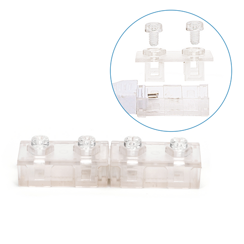 Connettore tipo I  Per Strip 220V 2835 IP54 2 Pezzi per Mod. ARIEL