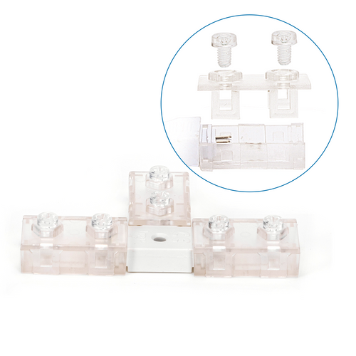 Connettore tipo T  Per Strip 220V 2835 IP54 per Mod. ARIEL