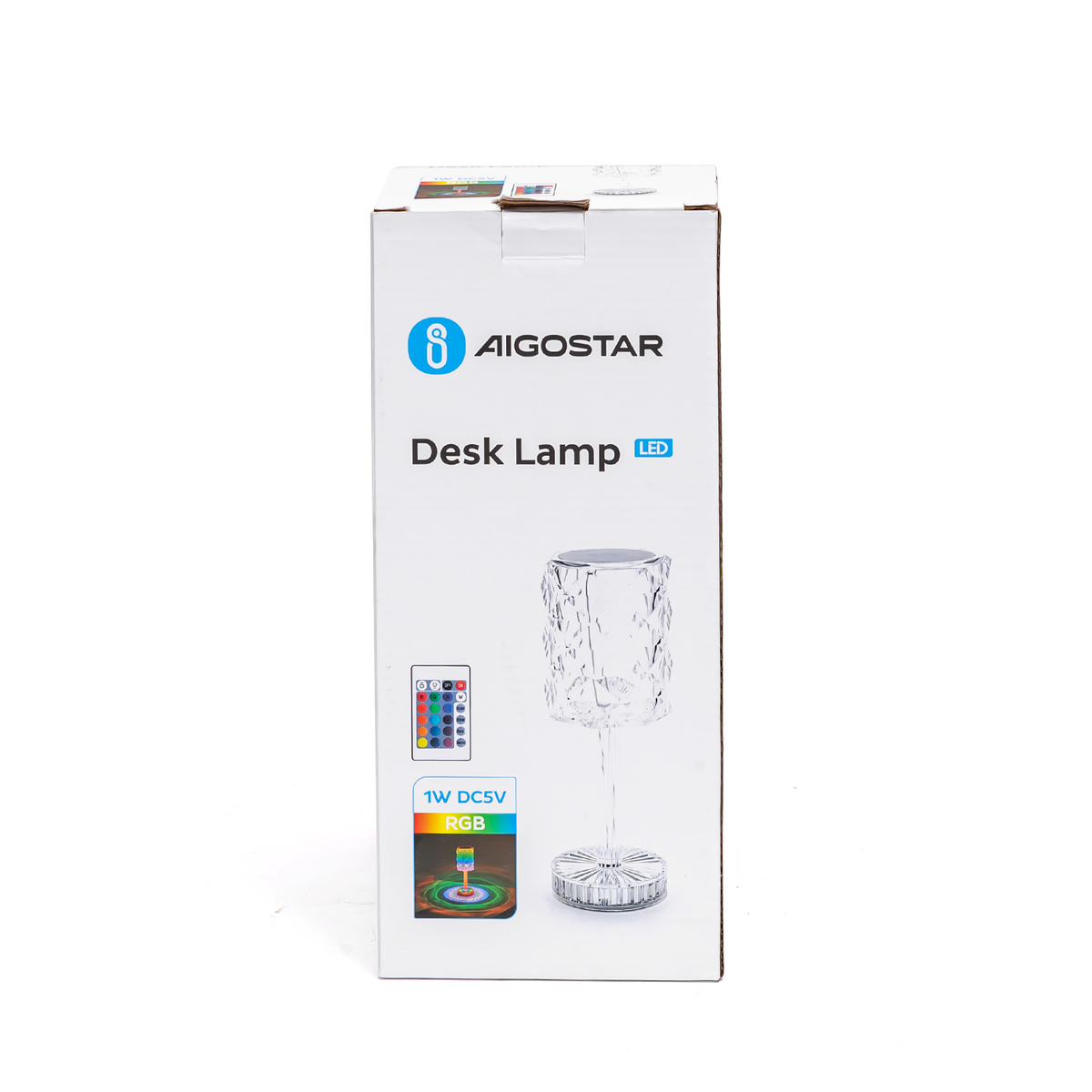 Lampada Da Tavolo Ricaricabile Touch 1W RGB Con Telecomando
