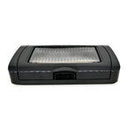 Placca Idrobox IP55 4 Posti Nera Compatibile Bticino Matix