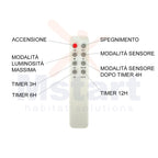 Lampione Stradale Solare 50W Con Crepuscolare e Movimento 6500K IP65