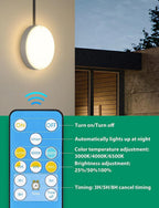 Plafoniera Led Solare CCT 50W Cavo 3mt 6500K IP65 Con Telecomando