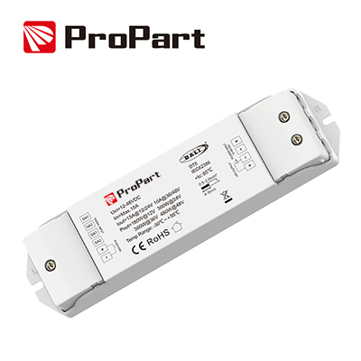 Dimmer DALI Tensione Costante 180W/360W (12V/24V) 1 canale da 15A DC