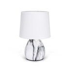 Aigostar Lampada da Tavolo Abat Jour in Ceramica E14 colore Marmo