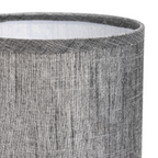 Aigostar Lampada da Tavolo Abat Jour in Ceramica E14 colore Grigio Scuro