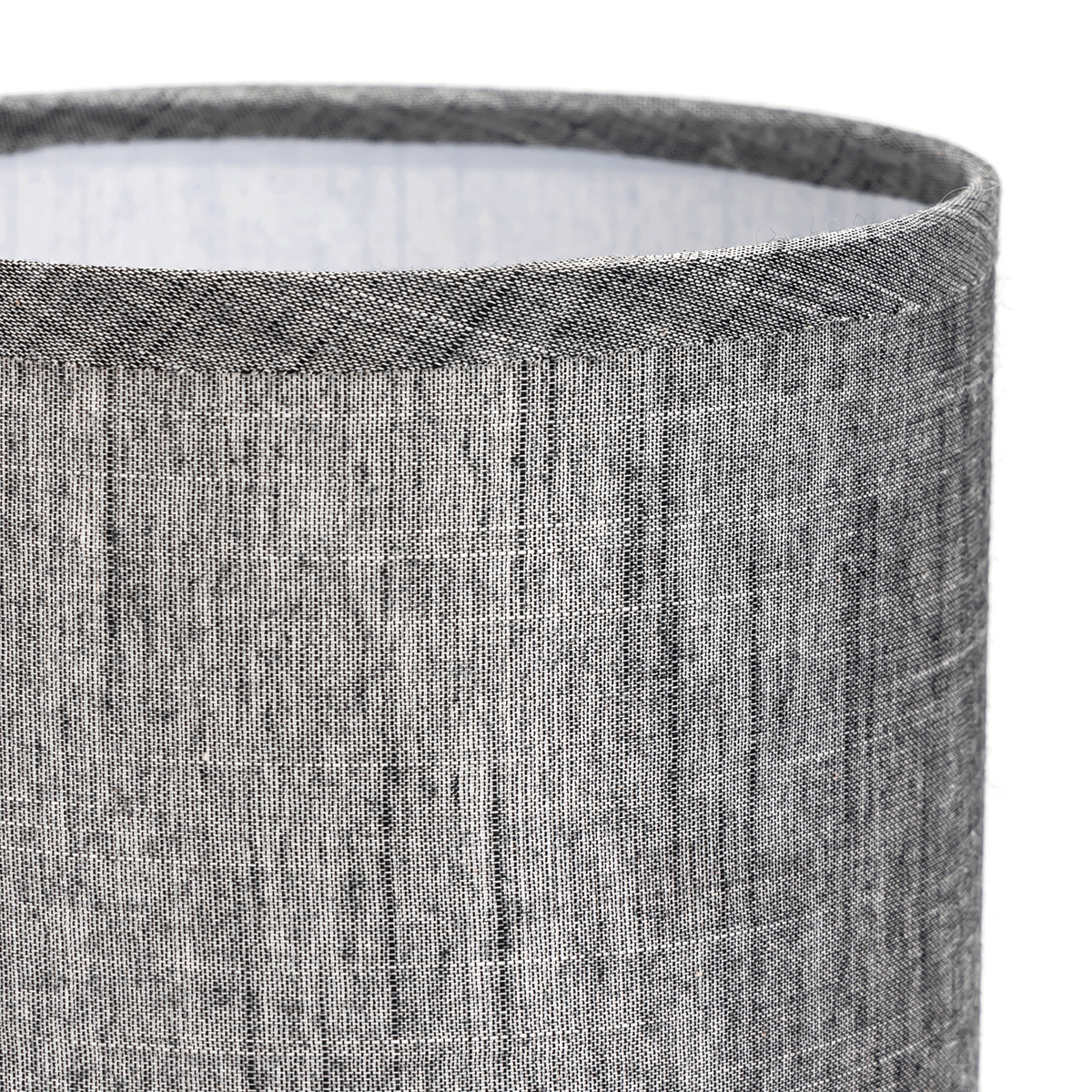 Aigostar Lampada da Tavolo Abat Jour in Ceramica E14 colore Grigio Scuro