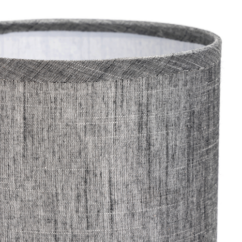 Aigostar Lampada da Tavolo Abat Jour in Ceramica E14 colore Grigio Scuro