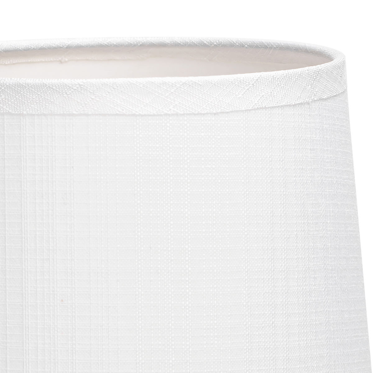 Aigostar Lampada da Tavolo Abat Jour in Ceramica E14 colore Bianco e Nero