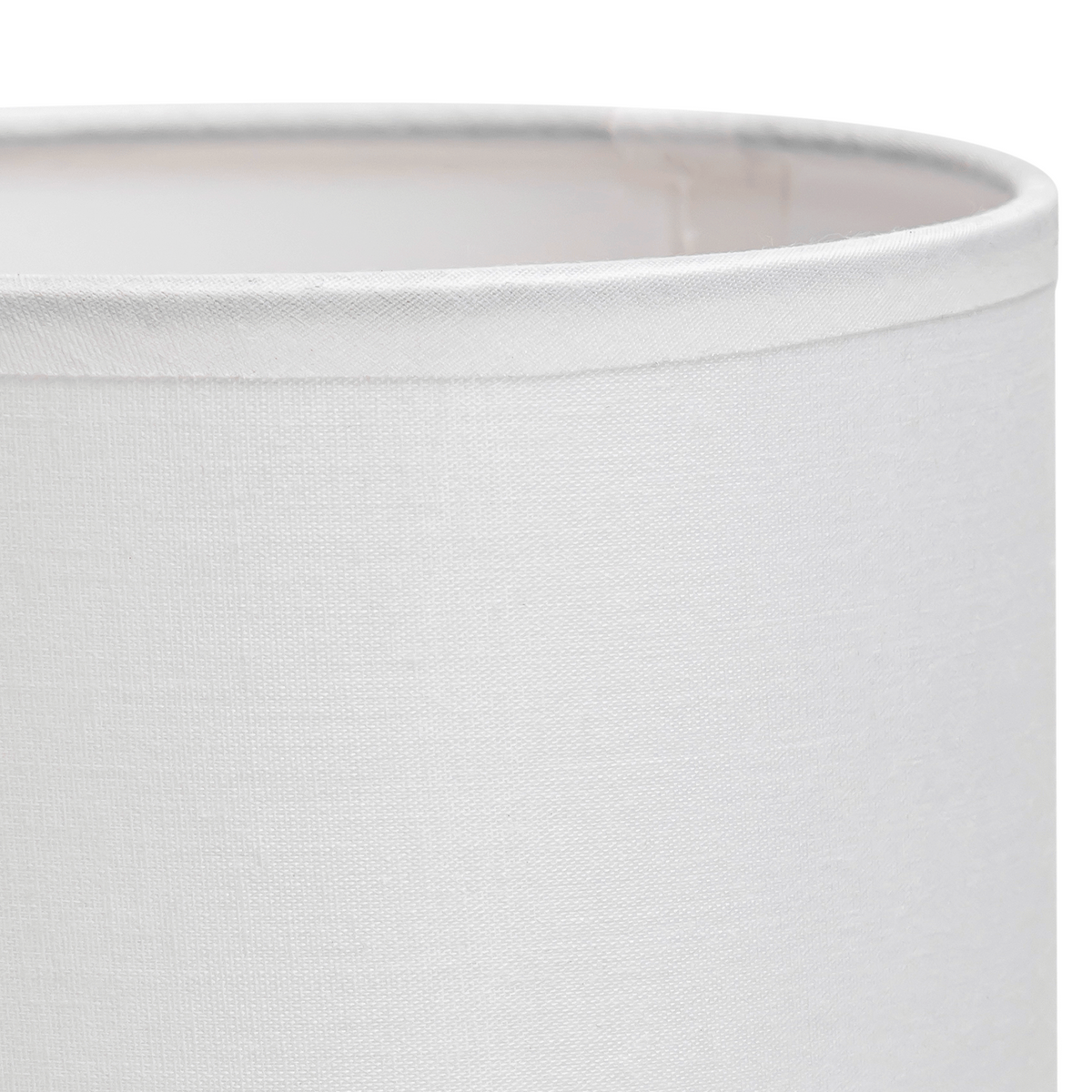 Aigostar Lampada da Tavolo Abat Jour in Ceramica E14 colore Silver