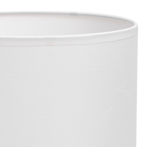 Aigostar Lampada da Tavolo Abat Jour in Ceramica E14 Bianco e Grigio Scuro