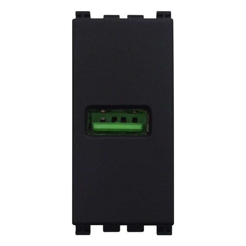 Presa USB Singola 2.1A Compatibile Vimar Arkè Ettroit