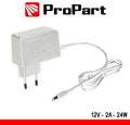 Alimentatore Switching tensione cost 12Vdc 2A (24W) Bianco