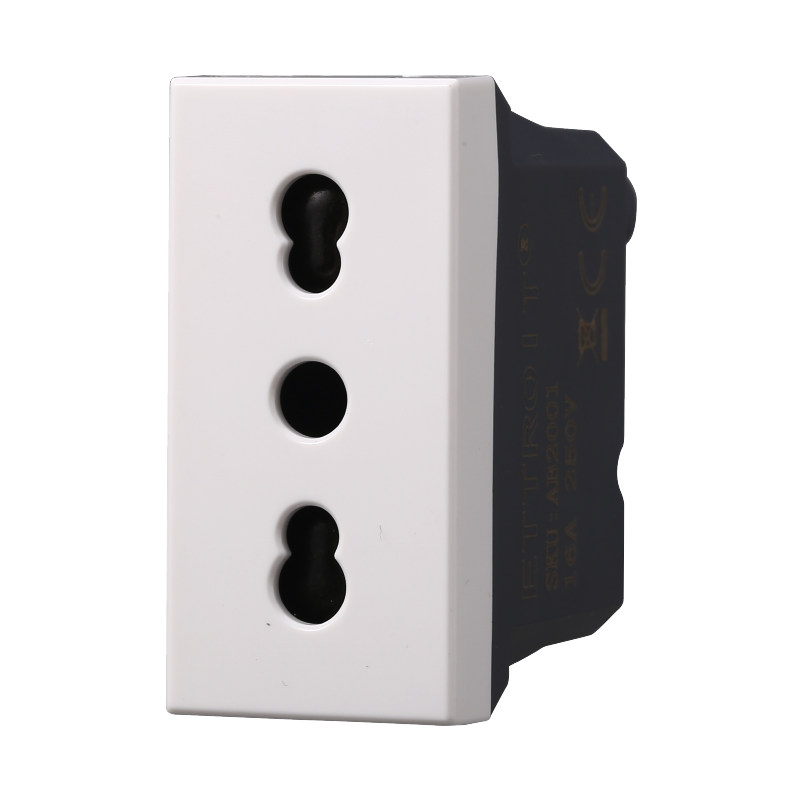 Presa Bipasso 2+T 16A Compatibile Bticino Axolute
