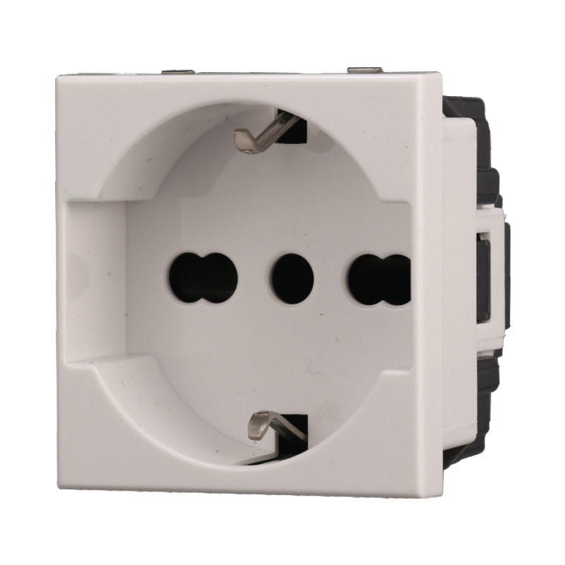 Presa Schuko 2P+T 16A Compatibile Bticino Axolute
