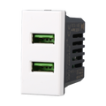 Presa USB 2 Posti 2.1AMH Compatibile Bticino Axolute