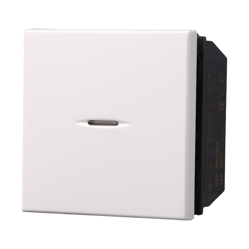 Pulsante Assiale 2P 1P 16A 220V Compatibile Bticino Axolute