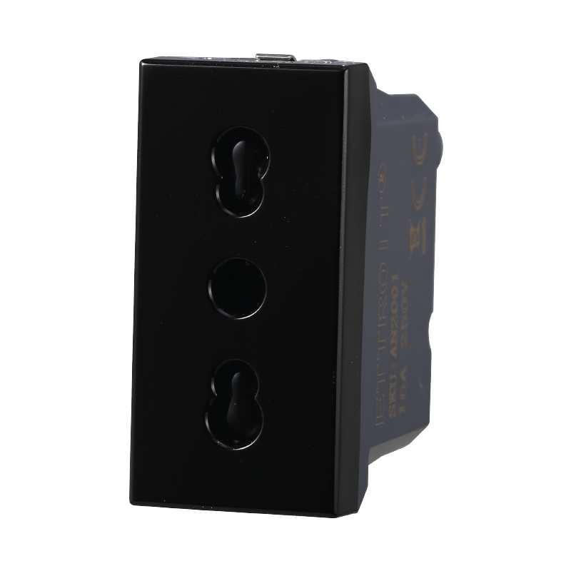 Presa Bipasso 2+T 16A Compatibile Bticino Axolute