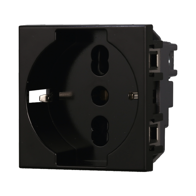 Presa Schuko 2P+T 16A Compatibile Bticino Axolute