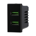 Presa USB 2 Posti 2.1AMH Compatibile Bticino Axolute