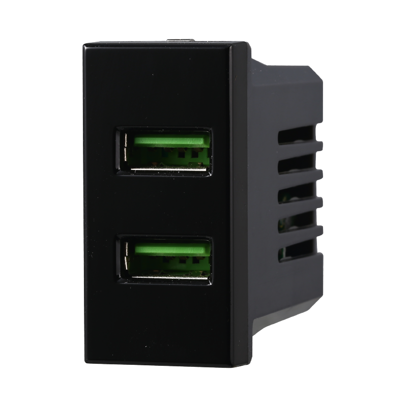 Presa USB 2 Posti 2.1AMH Compatibile Bticino Axolute