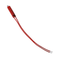 Lampada Spia Led 230V Rossa Cavo 100mm per Frutti Axolute