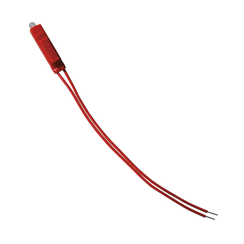 Lampada Spia Led 230V Rossa Cavo 100mm per Frutti Axolute