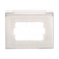 Placca Custodia Idrobox Protettiva IP44 3P Bianca Compatibile Axolute