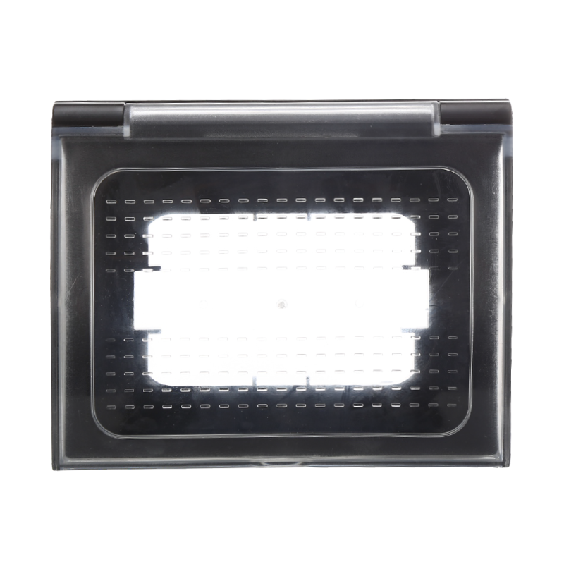 Placca Custodia Idrobox Protettiva IP44 3P Nera Compatibile Axolute