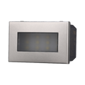 Segnapasso Led 3 Moduli 2,4W da Incasso Per Scatola 503 Grigio IP20 6000K compatibile BTicino Axolute