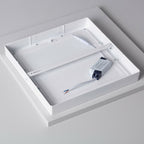 Plafoniera Applique Parete o Soffitto Led 26W Quadrata con Selettore 3 Colori CCT