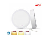 Plafoniera Applique Parete o Soffitto Led 20W Rotonda con Selettore 3 Colori CCT