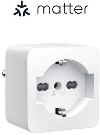Presa Smart Wi-Fi TP15 con monitorag.consumi-Certific.MATTER