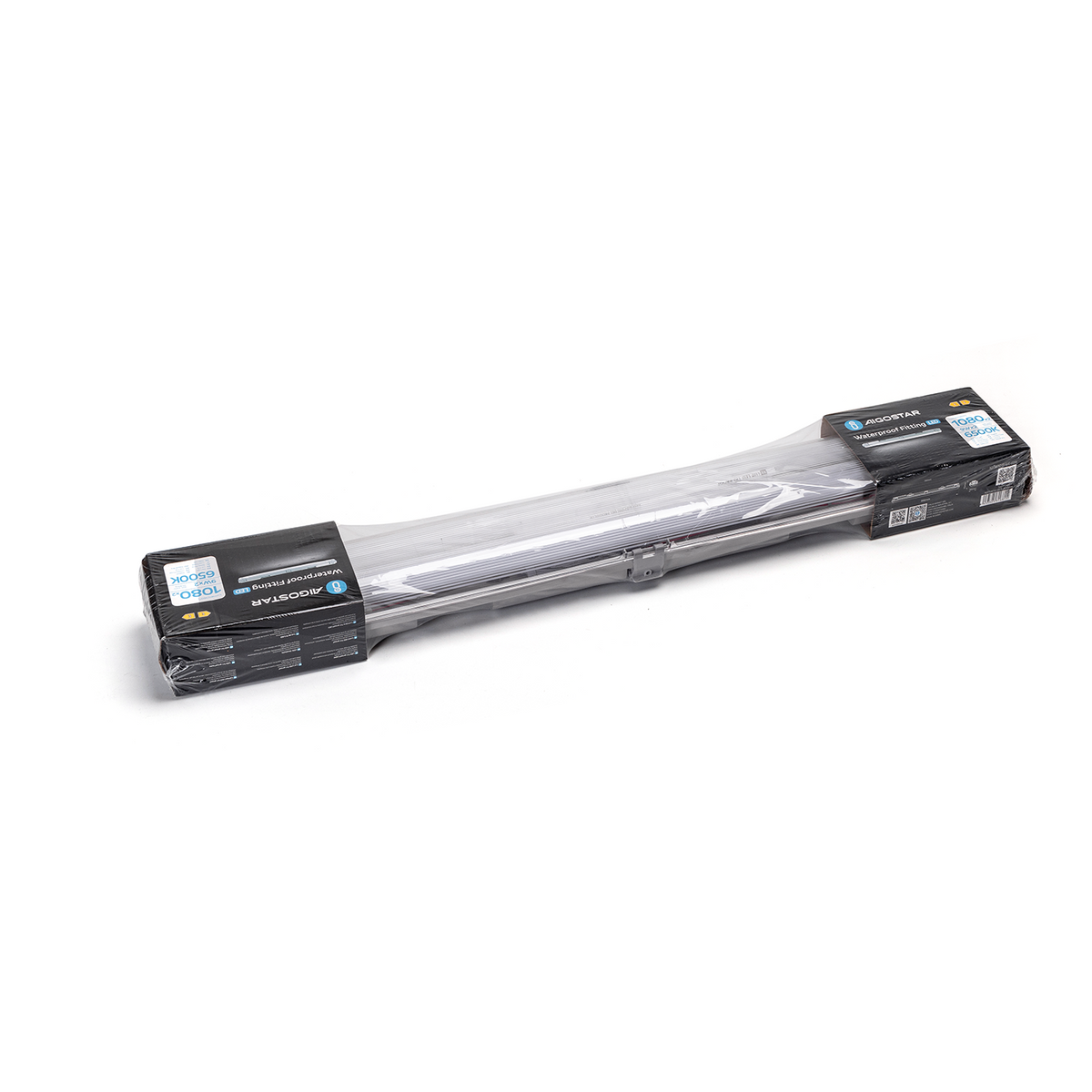 Plafoniera Stagna 2 X 0,6 Mt Completa di Tubi LED 6500K 2 X 1080LM