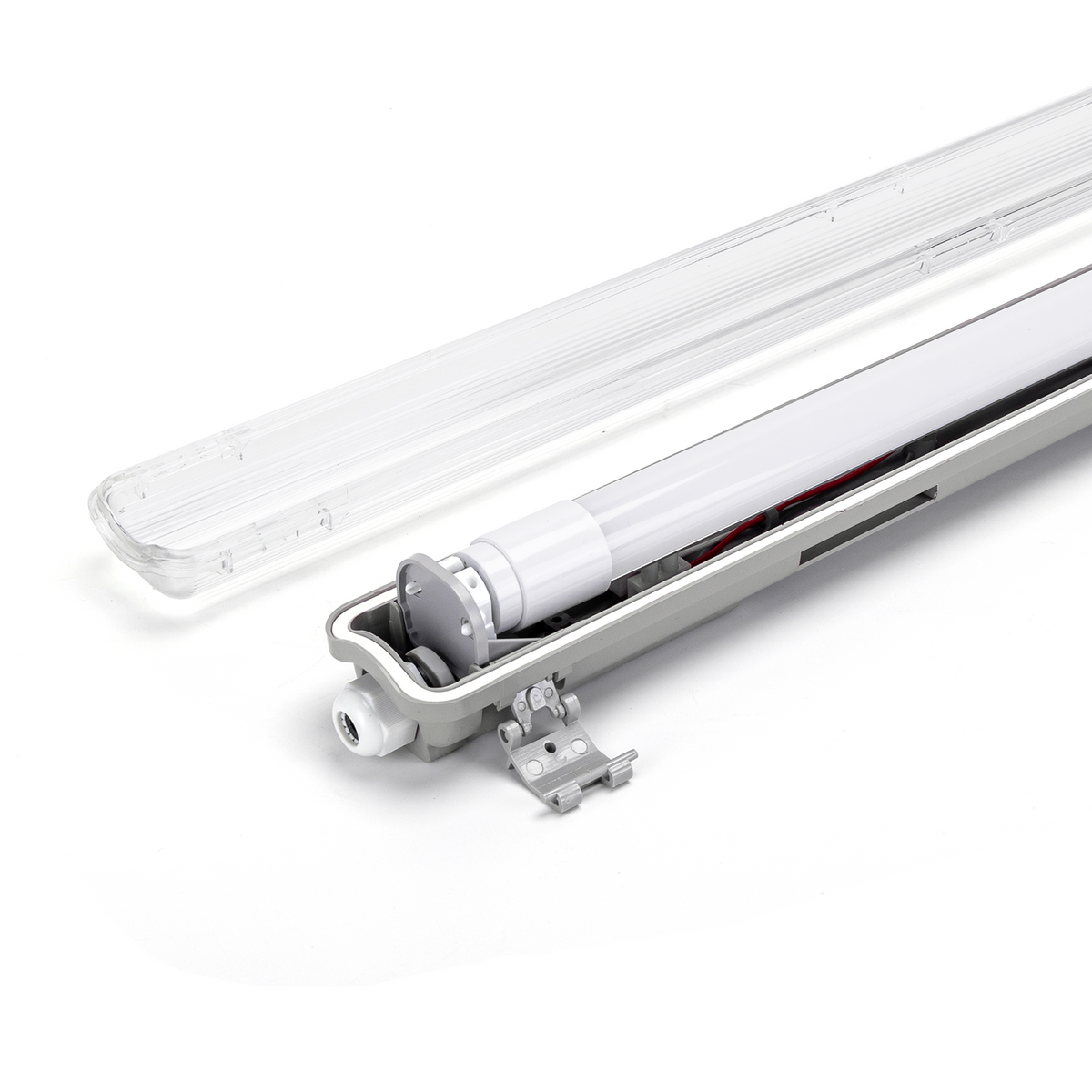 Plafoniera Stagna 1 X 1,5 Mt Completa di Tubo LED 6500K 1 X 2640LM