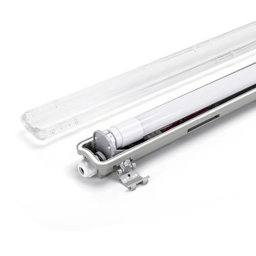 Plafoniera Stagna 1 X 0,6 Mt Completa di Tubo LED 4000K 1 X 1080LM