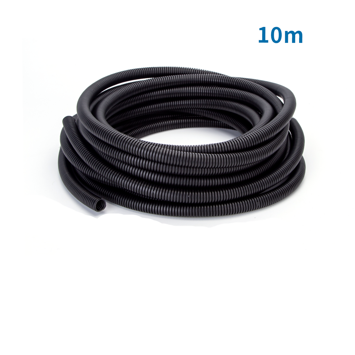Tubo Corrugato Diametro 25MM Nero Con Tirafilo Bobina 10MT Euronorm