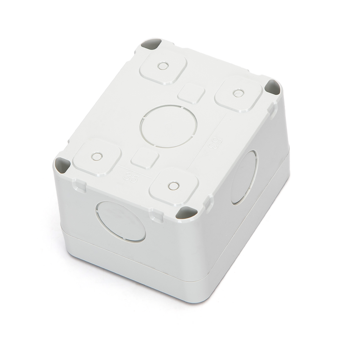 Contenitore Box 2 Moduli Bianca Compatibile Bticino Living Light e International
