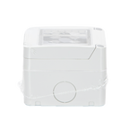Contenitore Idrobox 2 Moduli Bianca Compatibile Bticino Living Light e International