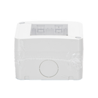 Custodia Esterna Box 2 Moduli IP40 Compatibile Vimar Plana