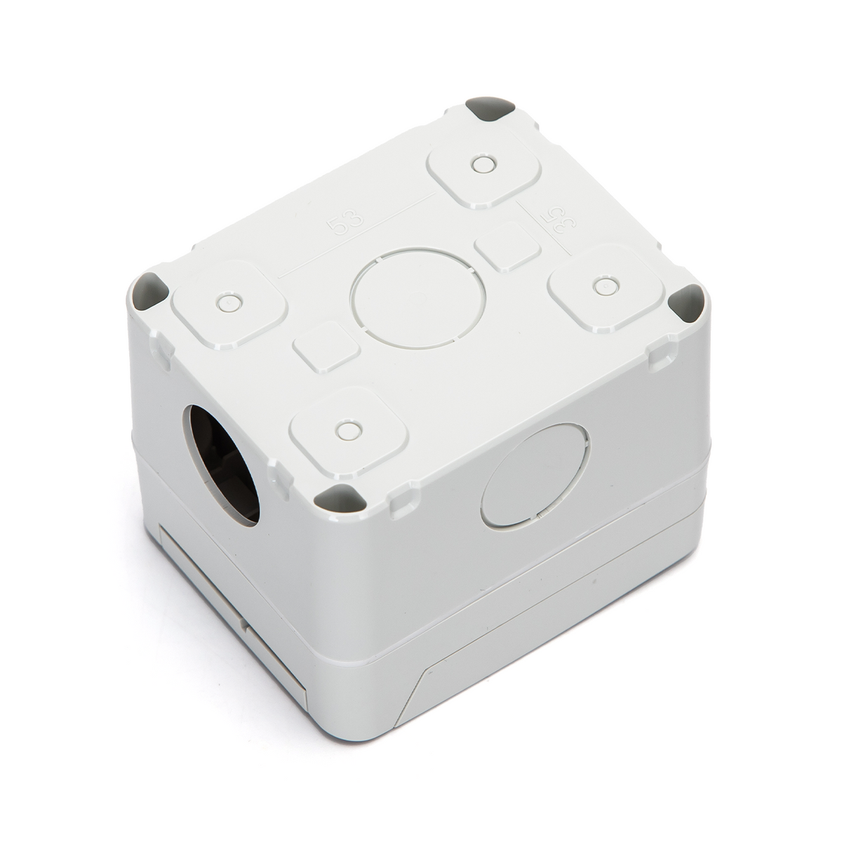 Custodia Contenitore da Parete Idrobox 2 Moduli IP55 Compatibile Vimar Plana
