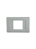 Placca 1 Posto Per Schuko Serie Click Compatibile Magic Bticino Bianca