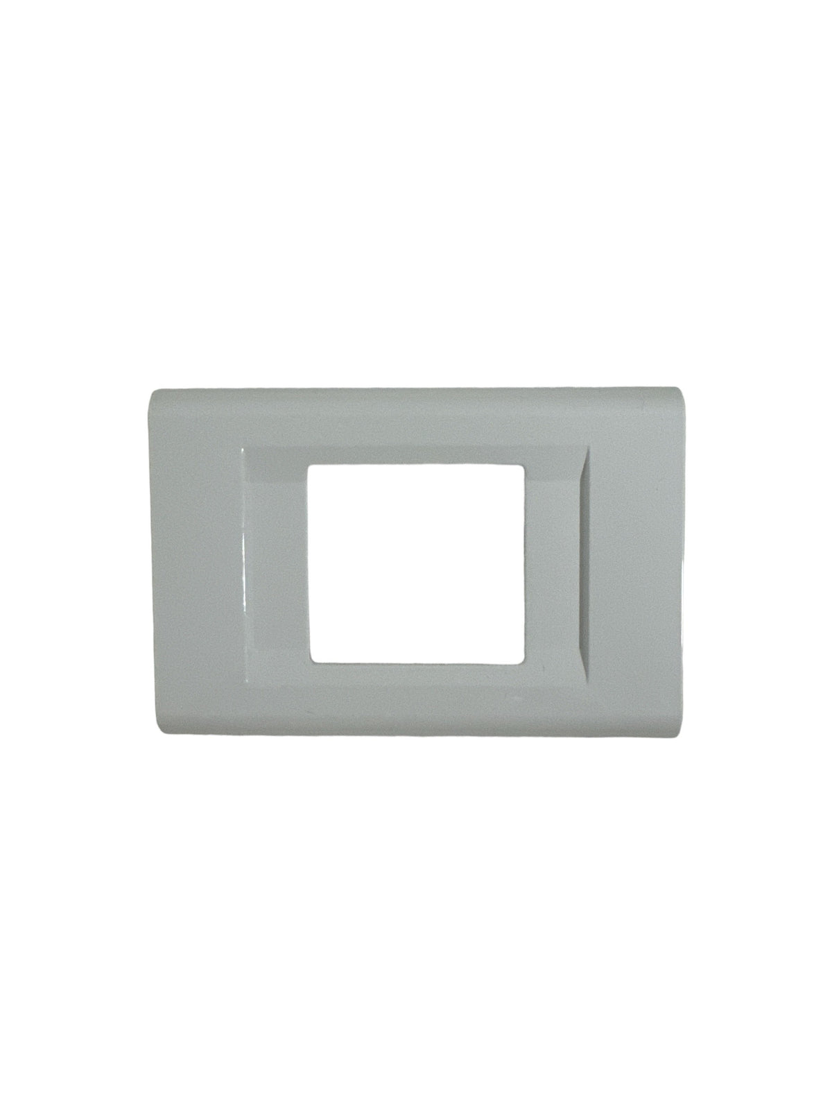 Placca 1 Posto Per Schuko Serie Click Compatibile Magic Bticino Bianca