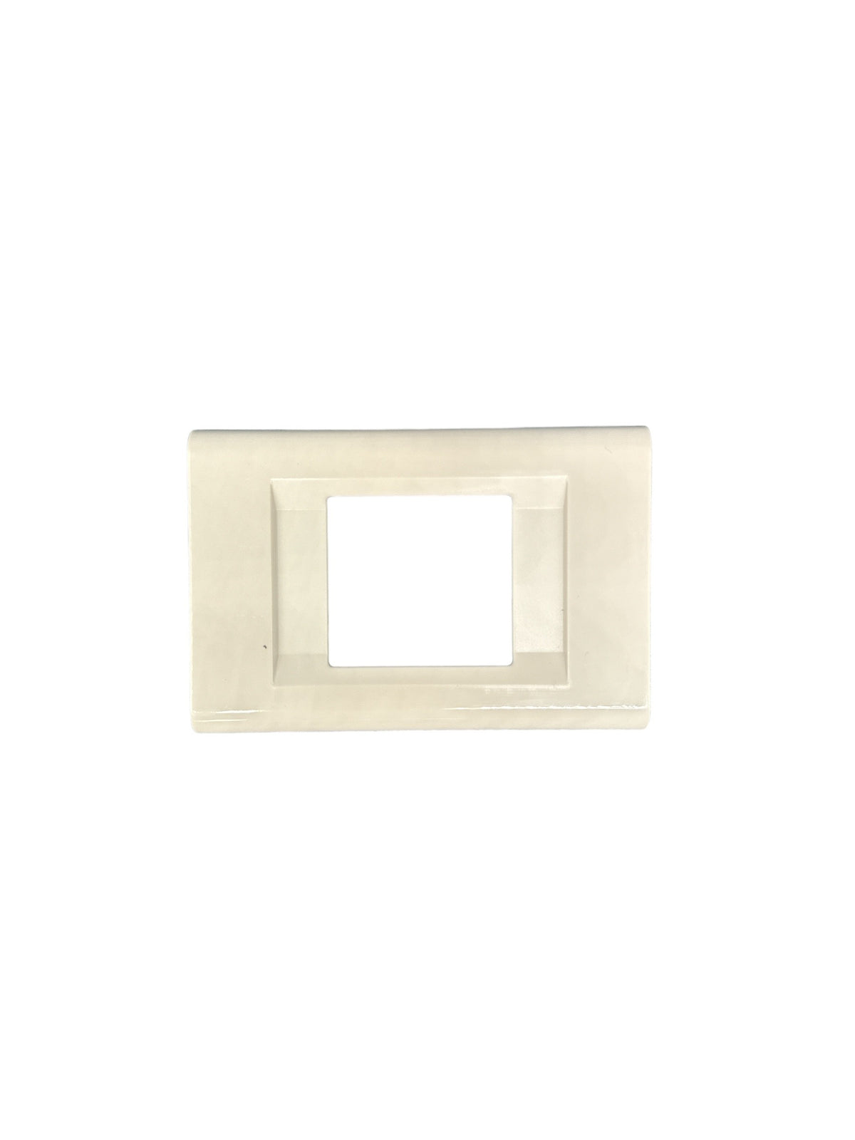 Placca 1 Posto Per Schuko Serie Click Compatibile Magic Bticino Avorio