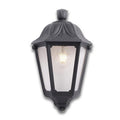 Lanterna Applique da Parete in Resina IESSE Nero E27 IP55