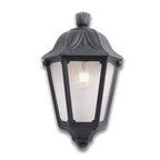 Lanterna Applique da Parete in Resina IESSE Nero E27 IP55
