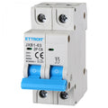 Ettroit Interruttore Magnetotermico 2P 6A 220V 6KA JX120660