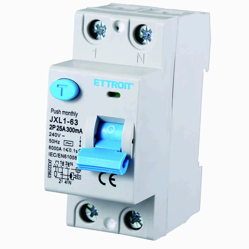 Ettroit Interruttore Differenziale Puro 2P 25A 300mA 220V-6KA JX322563