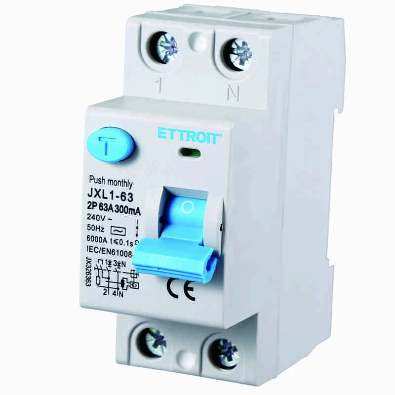 Ettroit Interruttore Differenziale Puro 2P 63A 300mA 220V-6KA JX326363